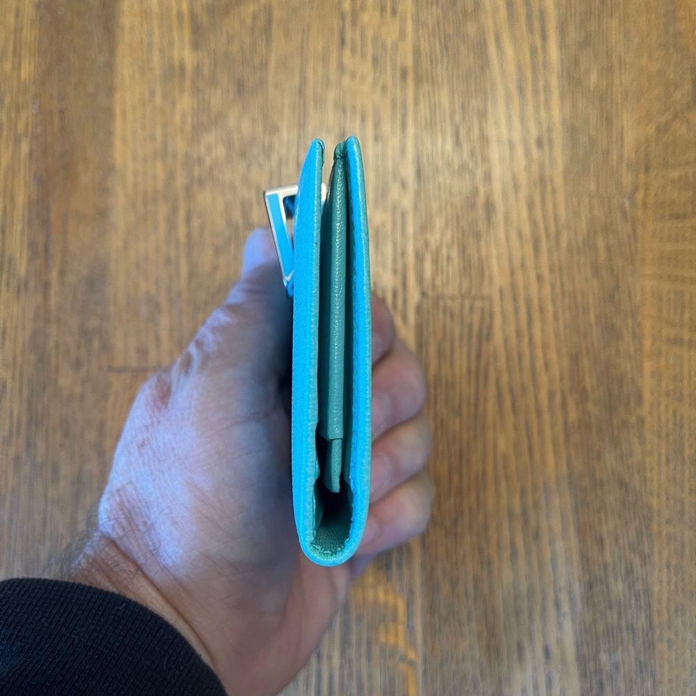 Tiffany & Co. Blue Wallet - Picture 11 of 14